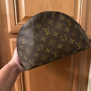 Louis Vuitton Monogram Trousse Demi Cosmetic Pouch